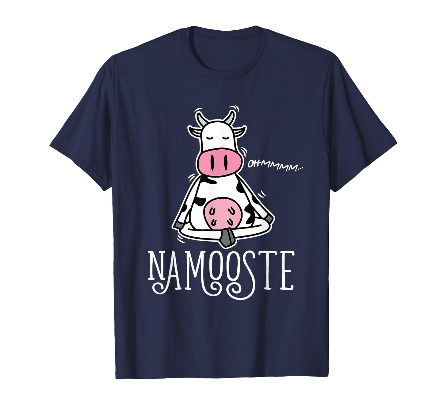 Namooste Cute Funny Silly Yoga Cow Namaste T-Shirt