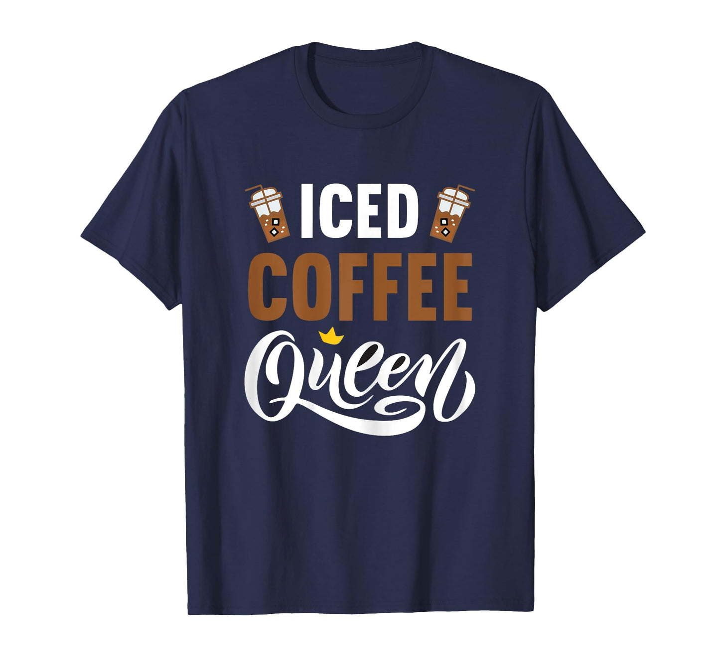 Womens Iced Coffee Queen T-Shirt