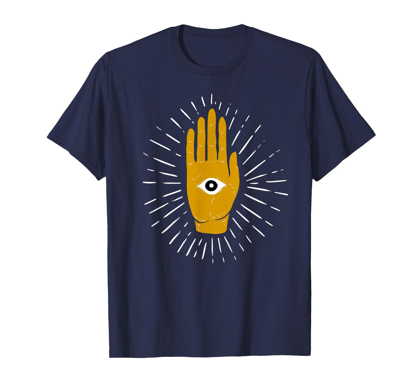 Spiritual Mystic Eye Third Eye All Seeing Eye Hamsa Hand T-Shirt