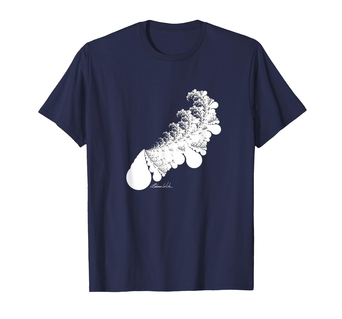 Tsunami Big Wave Ink Blot Rorschach Test Art Design T-Shirt