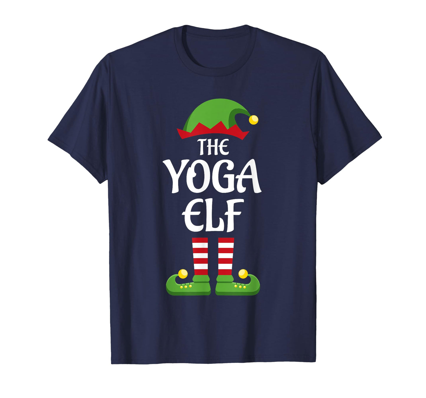 Yoga Elf Family Matching Group Christmas T-Shirt