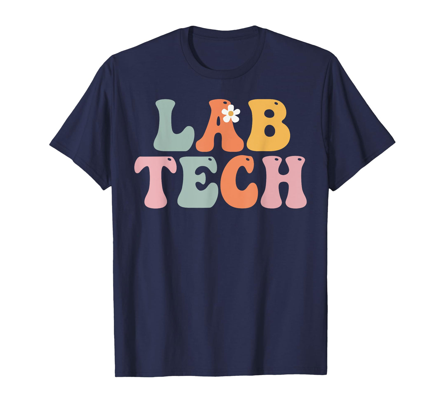 Lab Tech Week Groovy Appreciation Day For Women For Work T-Shirt