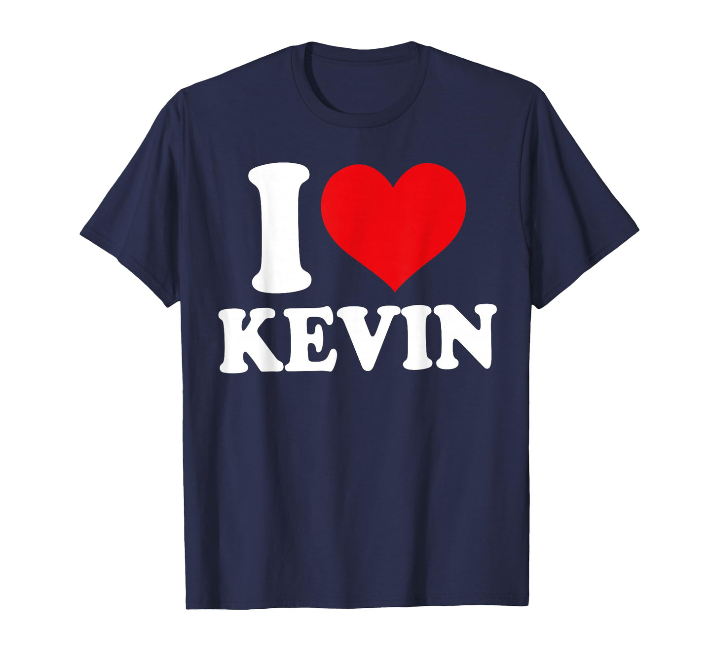 I Love Kevin, I Heart Kevin, Red Heart Valentine T-Shirt