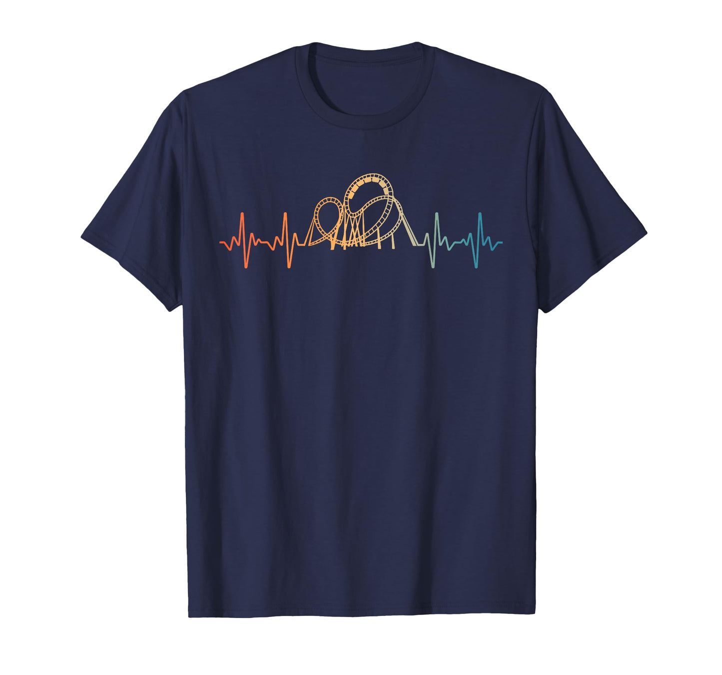 Roller Coaster Art For Men Women Kids Roller Coaster Lover T-Shirt