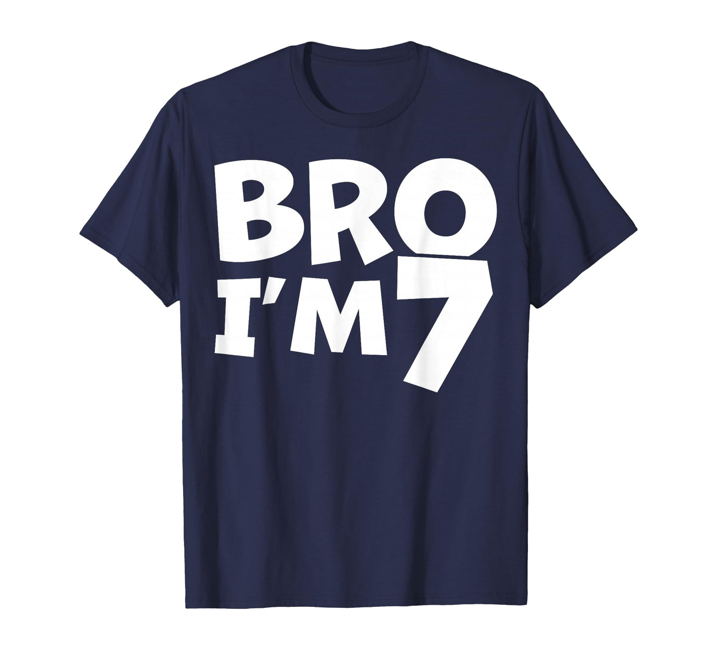 7 Year Old BDay Decorations Son Boy 7yr 7th Birthday T-Shirt