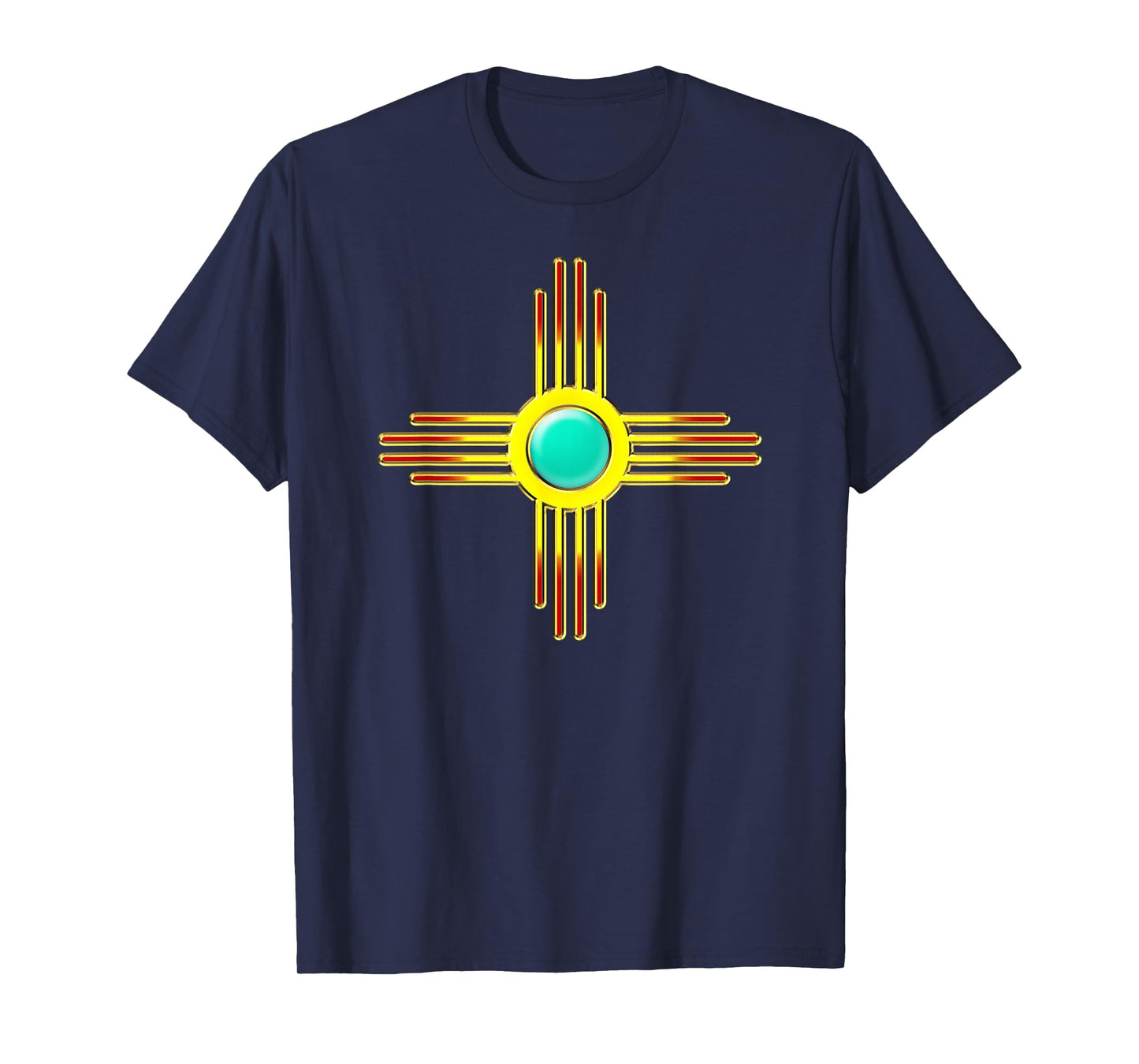 Zia Symbol New Mexico State Flag Banner Sun First Nation T-Shirt