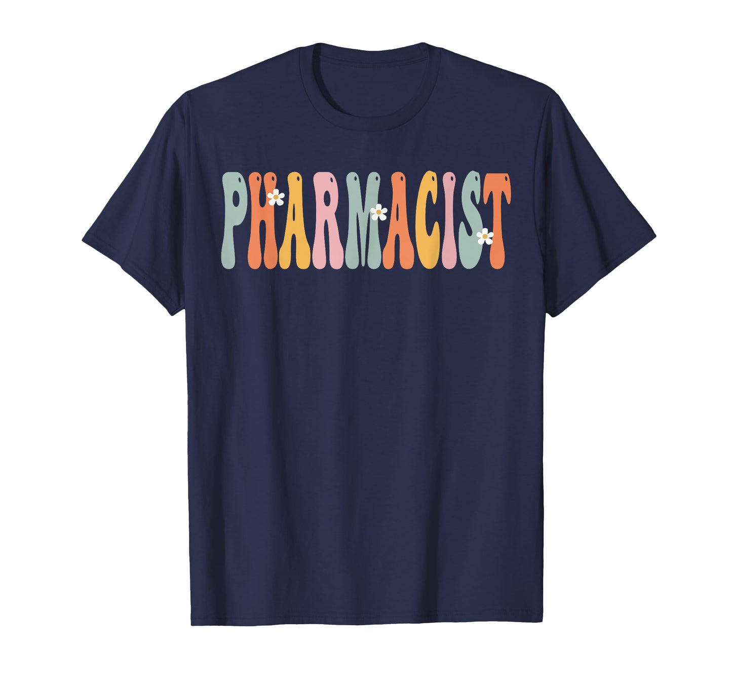 Pharmacist Week Groovy Appreciation Day For Women For Work T-Shirt