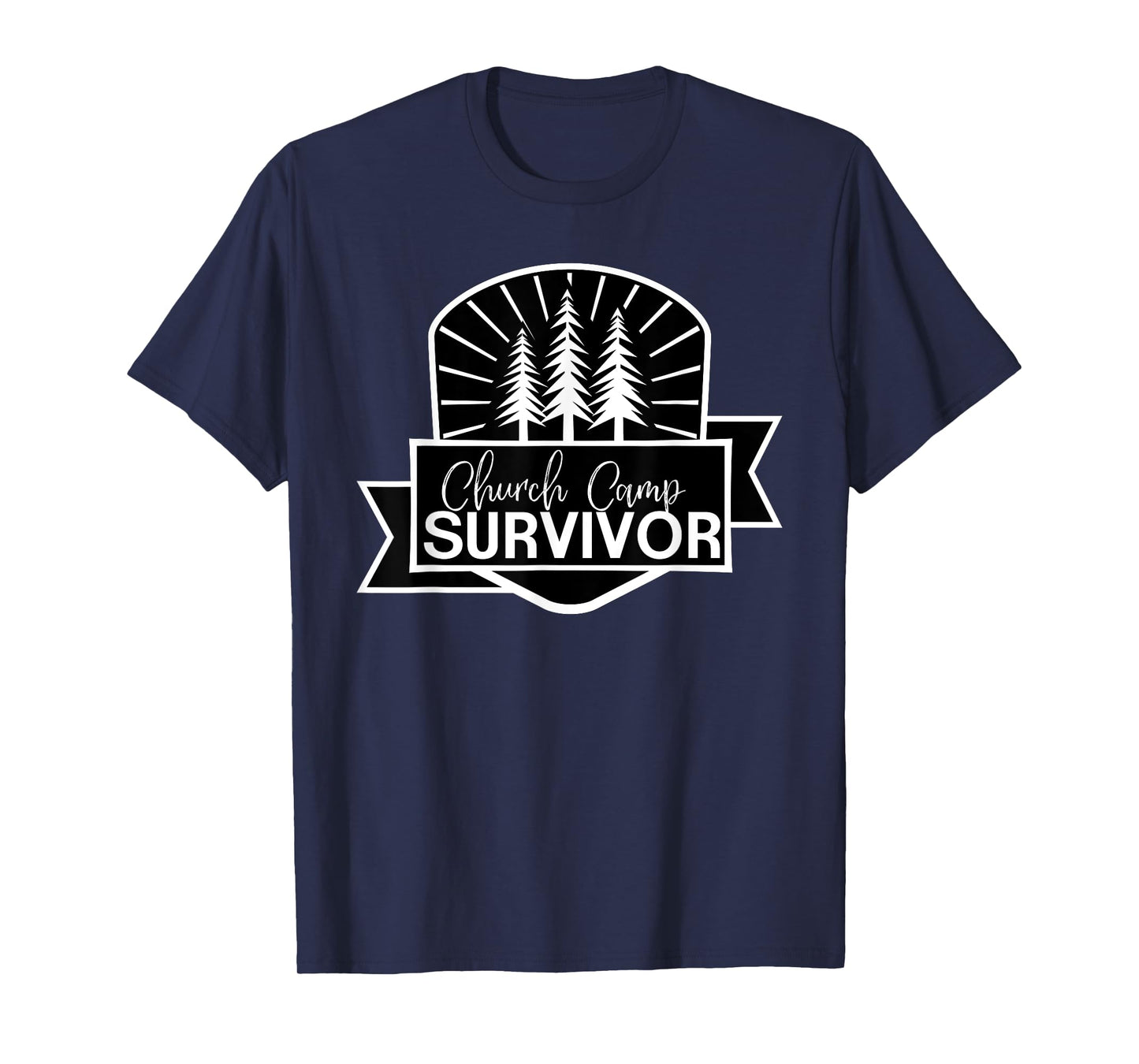 Church Camp Survivor I Survived Summer Camp Christian Tee T-Shirt