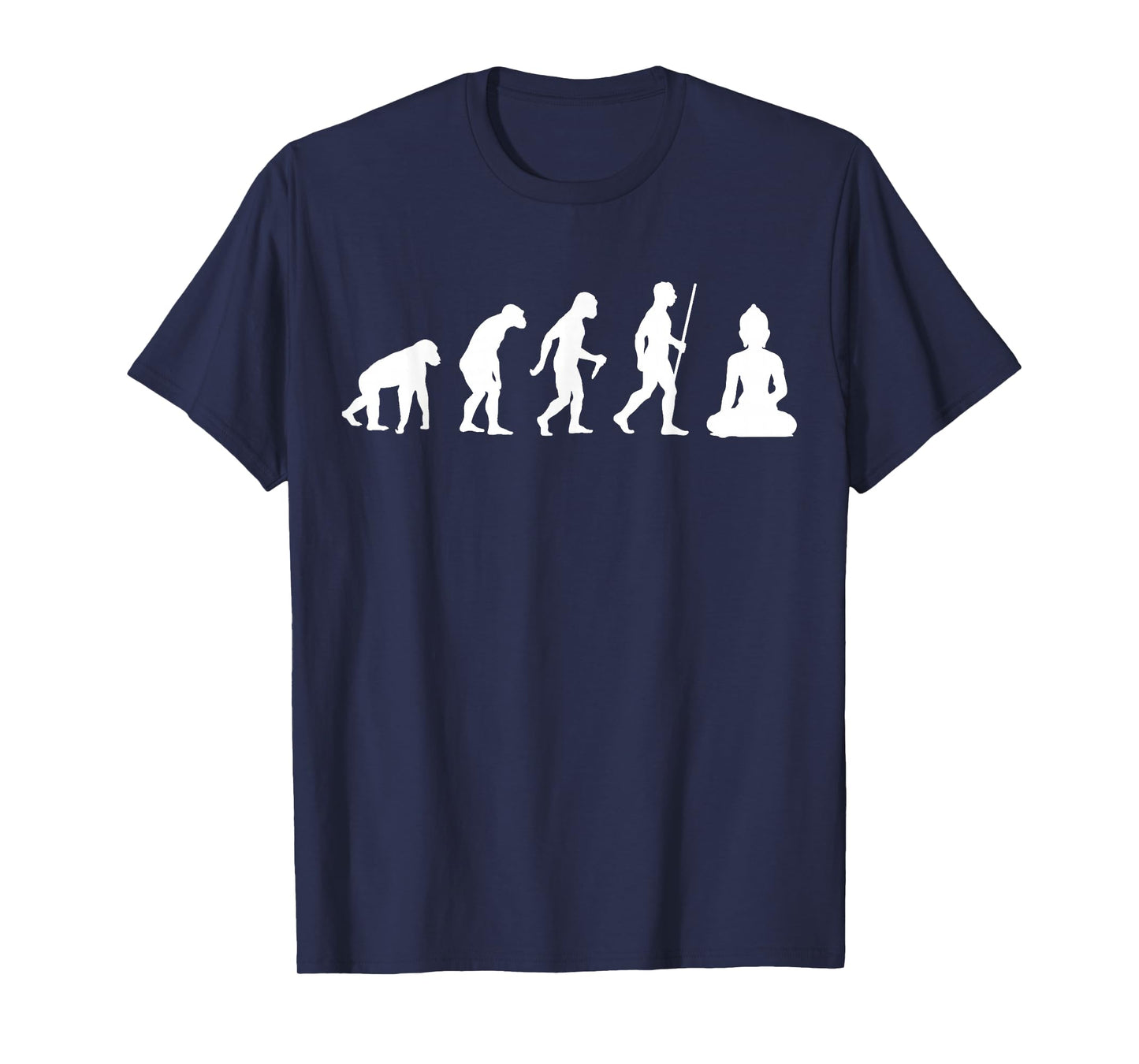 Funny Buddha Evolution Meditation | Buddhist Buddhism Gifts T-Shirt
