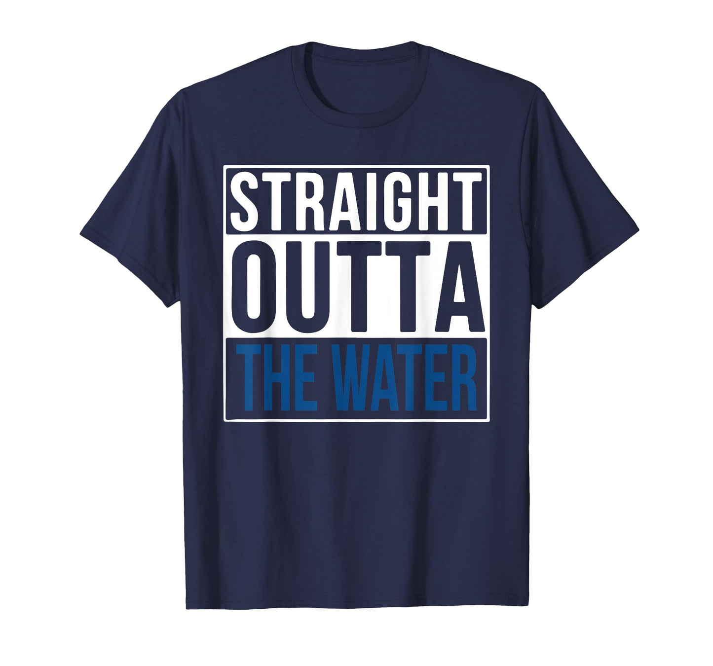 STRAIGHT OUTTA THE WATER T SHIRT - Christian Baptism T Shirt T-Shirt