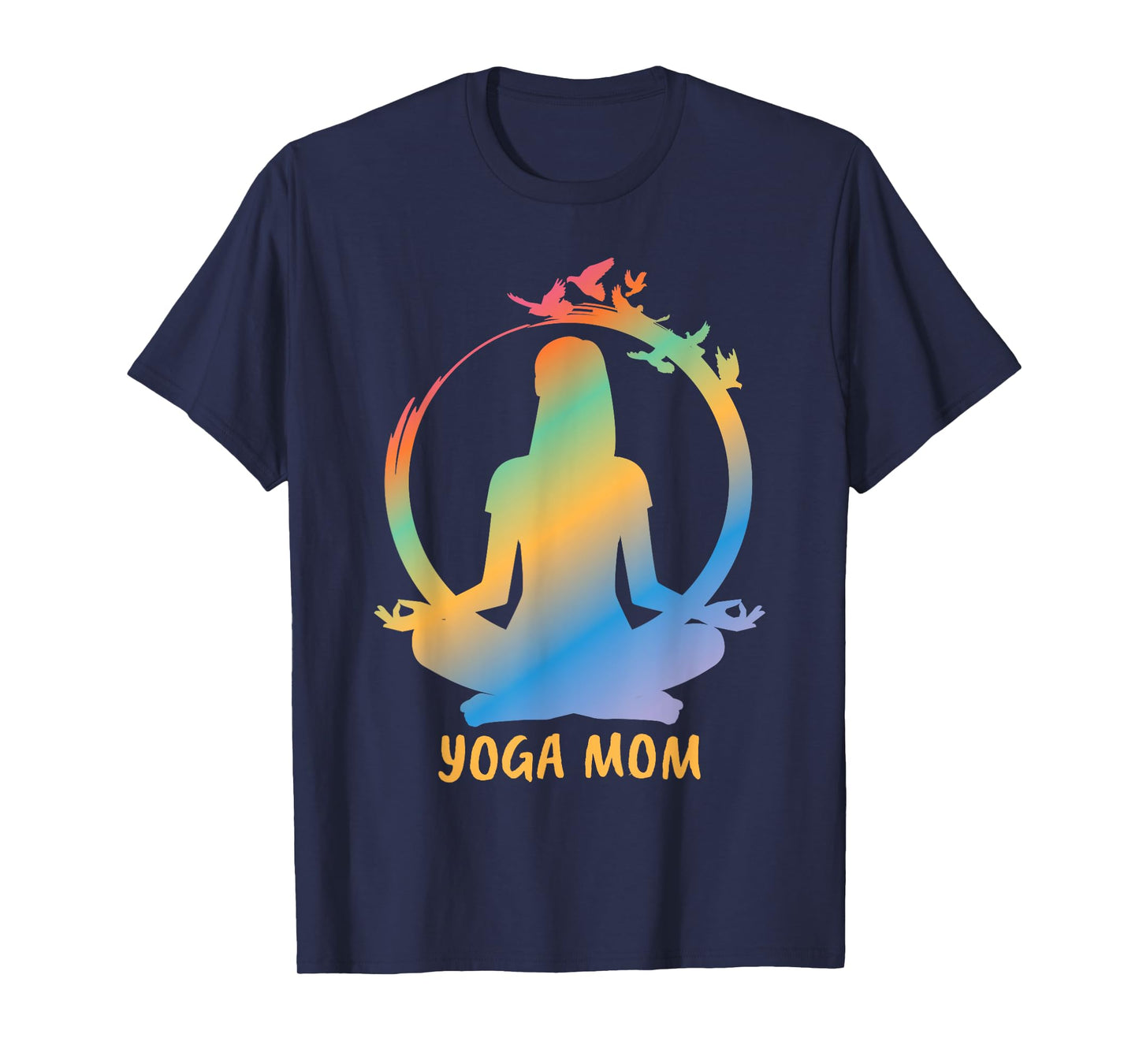 Peaceful Yoga Mom Meditation Mother's Day Gift T-Shirt