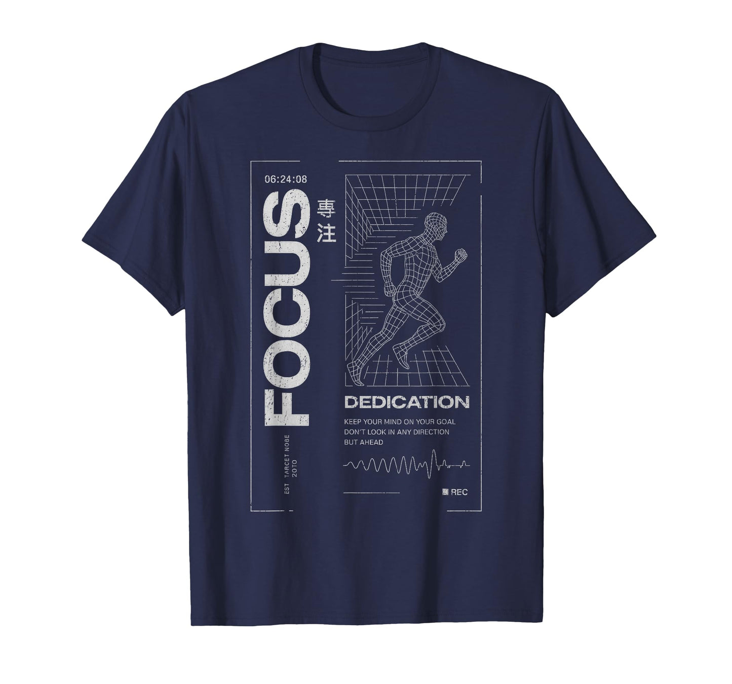 Y2K Fitness Quote Gym Training Discipline Yoga Sport Workout T-Shirt