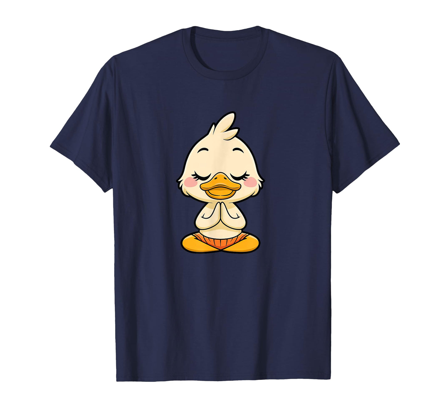 Meditating Duck Inner and Peace Yoga Relaxation T-Shirt