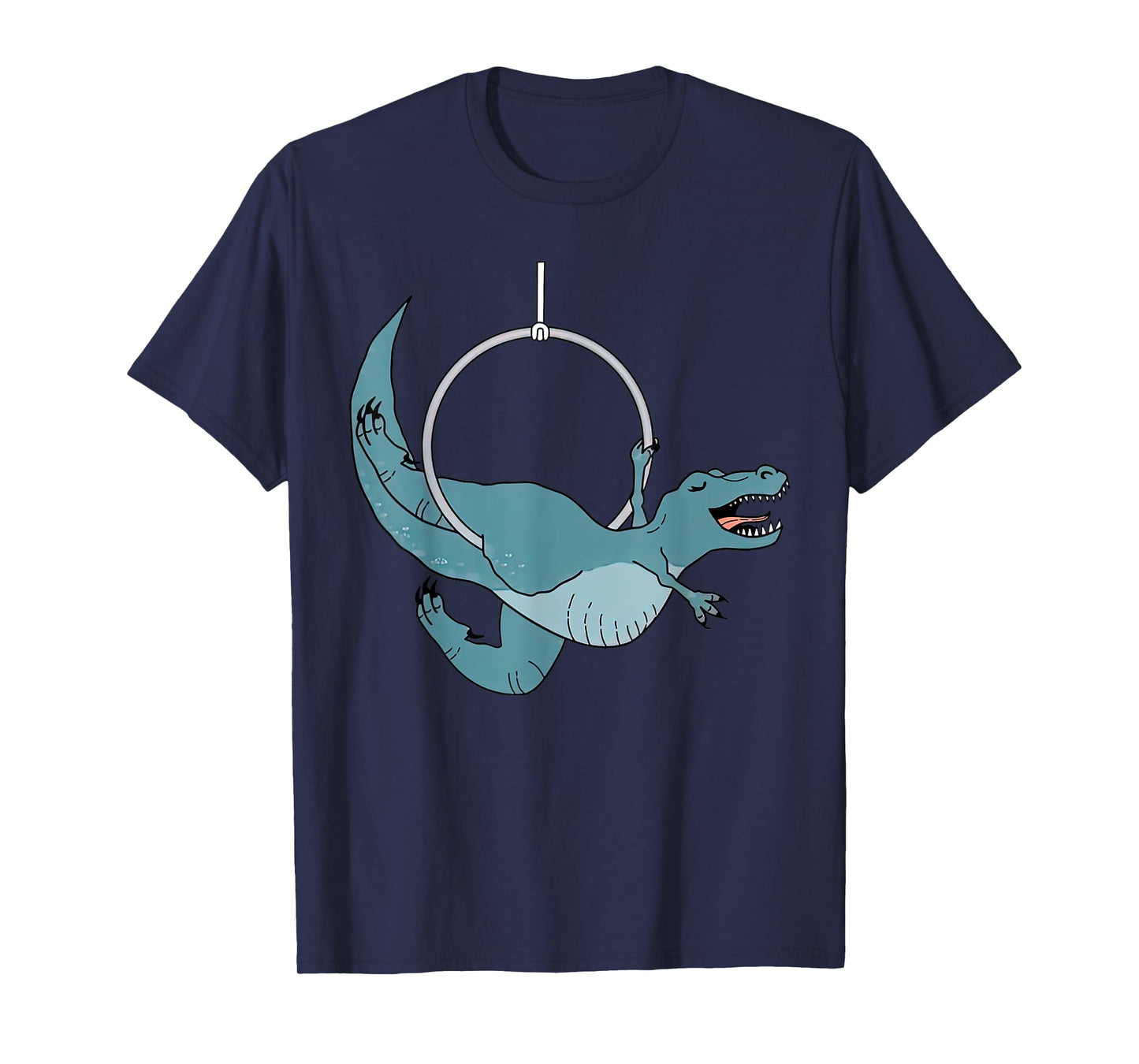 Cute Dinosaur Aerial Hoop Aerial Lyra Hoop For Aerialist T-Shirt