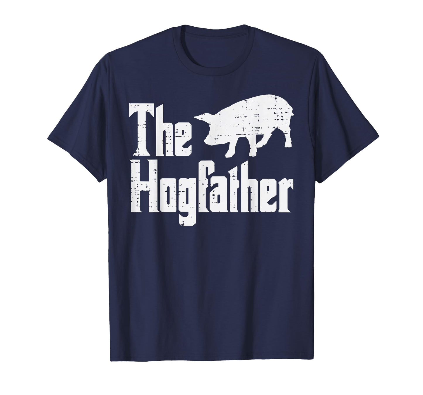 Pig The Hogfather Funny Hog Dad Fathers Day Parody Papa Men T-Shirt