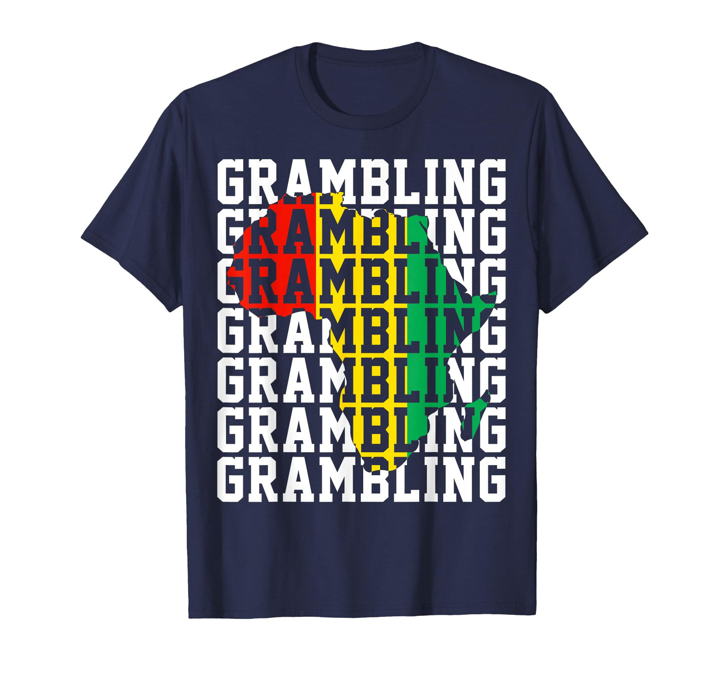 Grambling HBCU with Africa Historical Black College Alumni T-Shirt