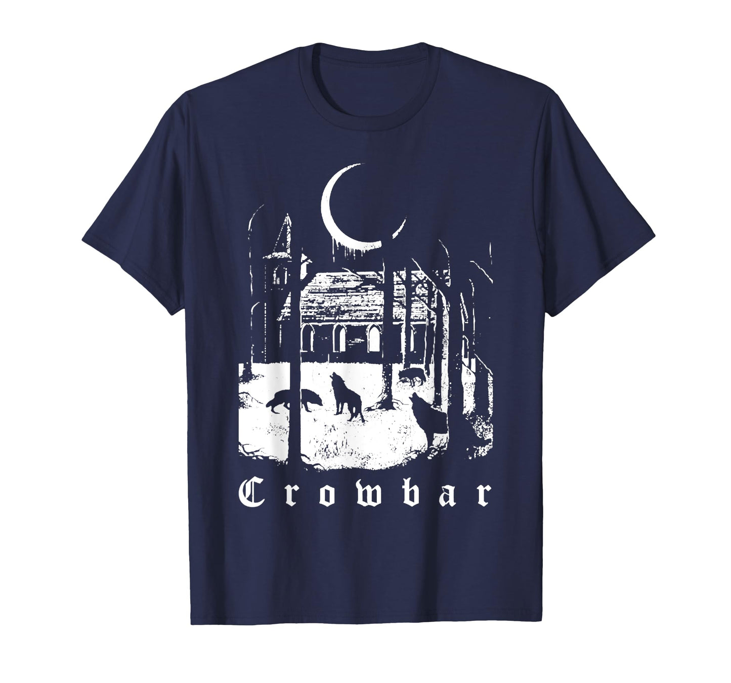 Vintage Forest Funny Retro Crowbar Meme Animal Basic T-Shirt