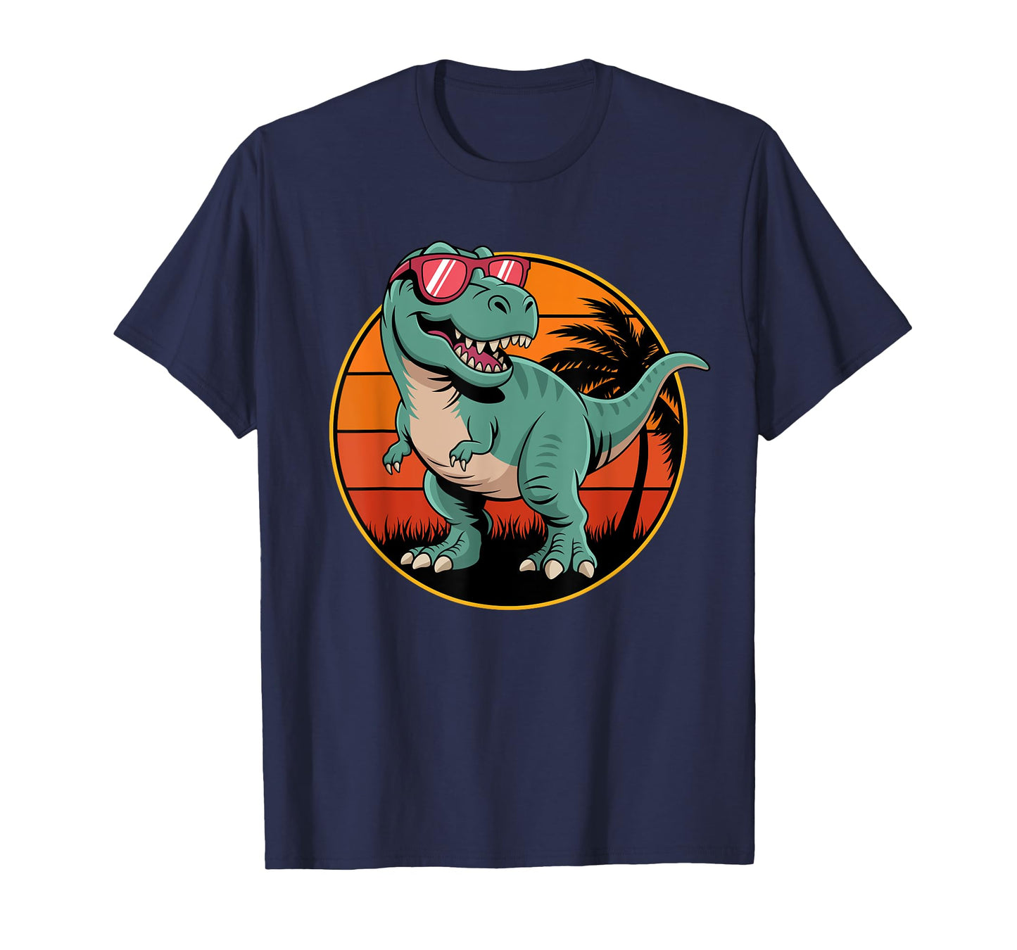 Dinosaur T Rex Tyrannosaurus Funny Prehistoric Kids Boys Men T-Shirt