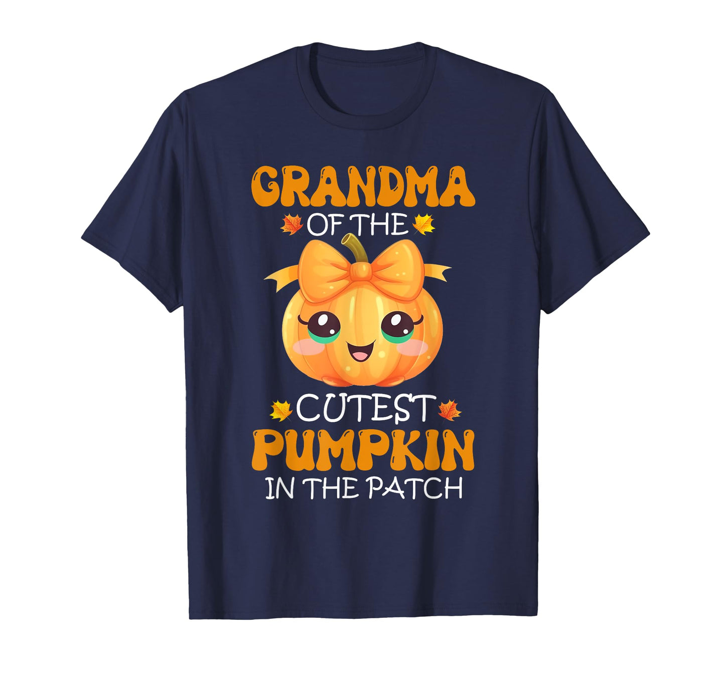 Grandma Of The Cutest Pumpkin In The Patch Halloween T-Shirt