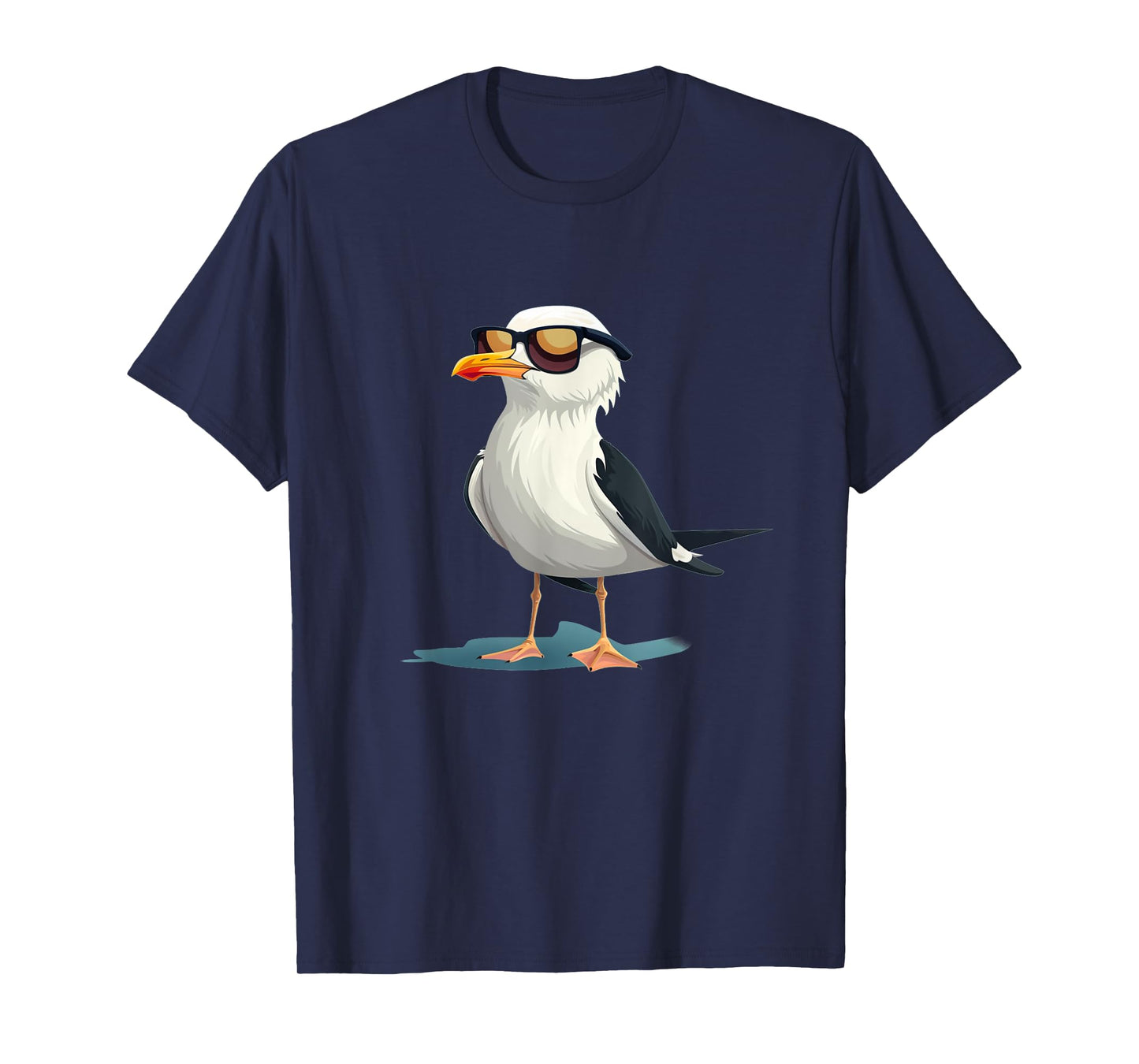 Seagull with Sunglasses Costume for Summer and Seabirds Men Women Kids T-Shirt
