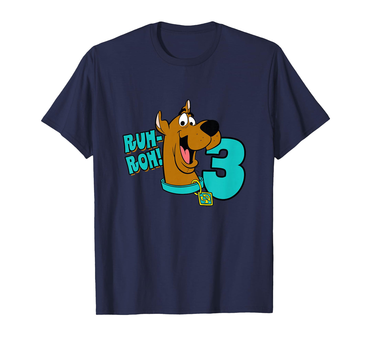 Kids Scooby-Doo 3rd Birthday Ruh-Roh! I'm 3! T-Shirt
