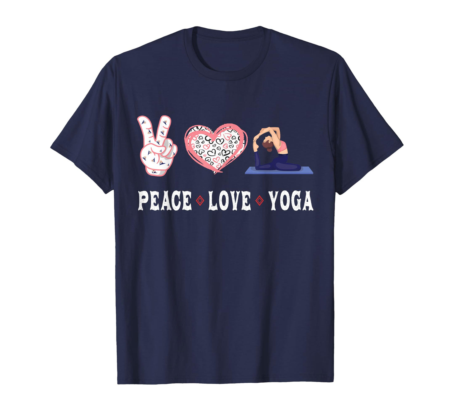 Yoga lovers Player fans Peace love Yoga T-Shirt