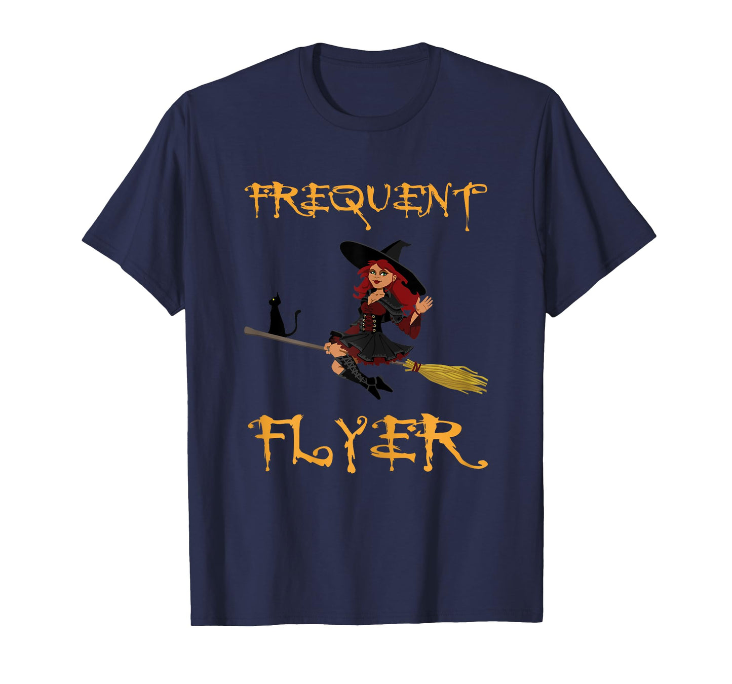 Frequent Flyer Halloween Witch | Luxury Nomad - World Travel T-Shirt