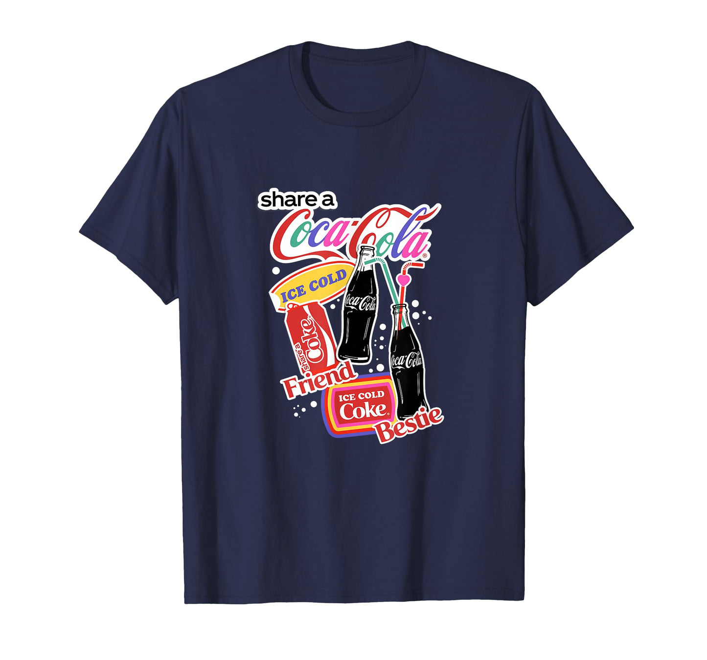 Coca-Cola Share A Coke Vintage Soda Bottles T-Shirt