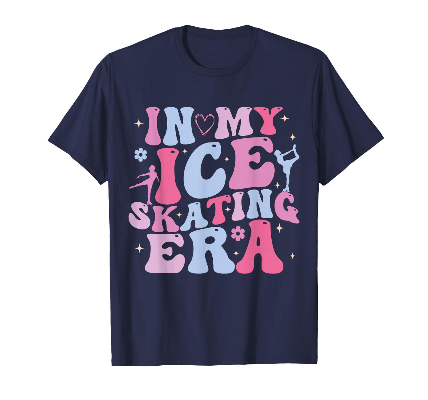 In My Ice Skating Era Groovy Funny Ice Skater T-Shirt