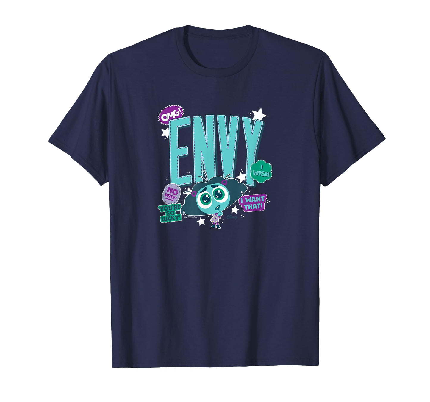 Inside Out 2 - Envy OMG I Want That I Wish No Way T-Shirt