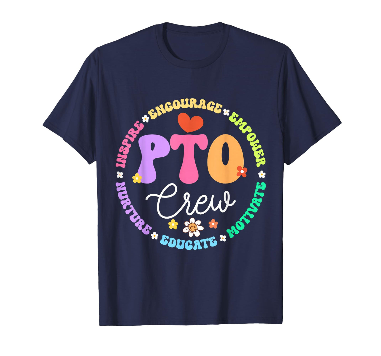 PTO Crew Back to School Matching Group Parent Teacher T-Shirt