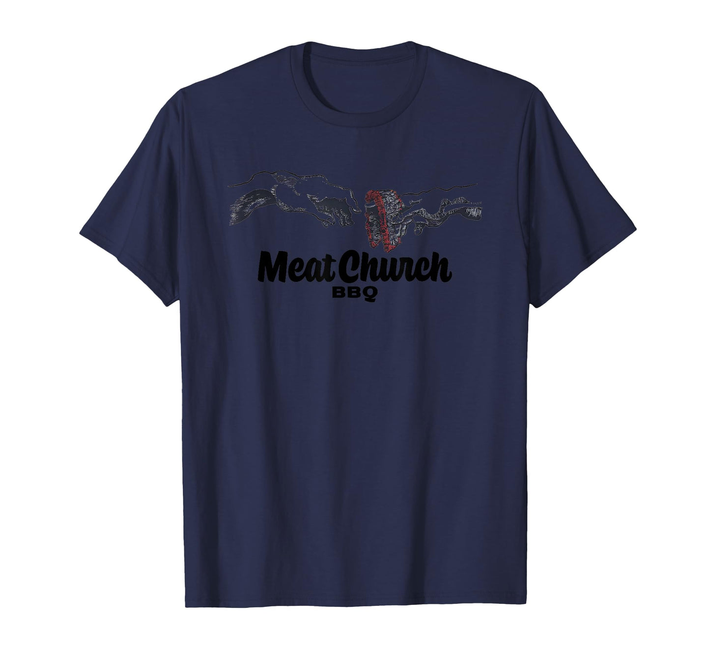 Hands Of Brisket Meat Church Bbq T-Shirt