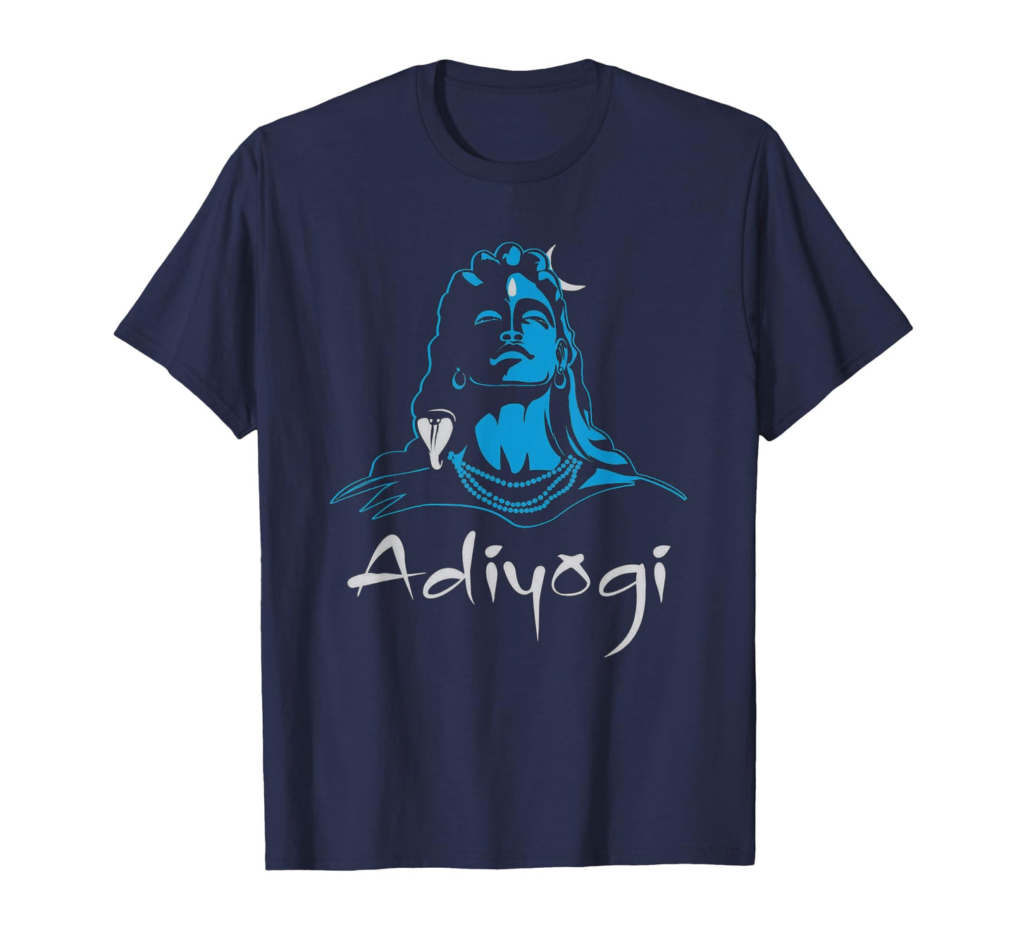 Lord Shiva Hindu God Adiyogi Yoga Meditation Design T-Shirt