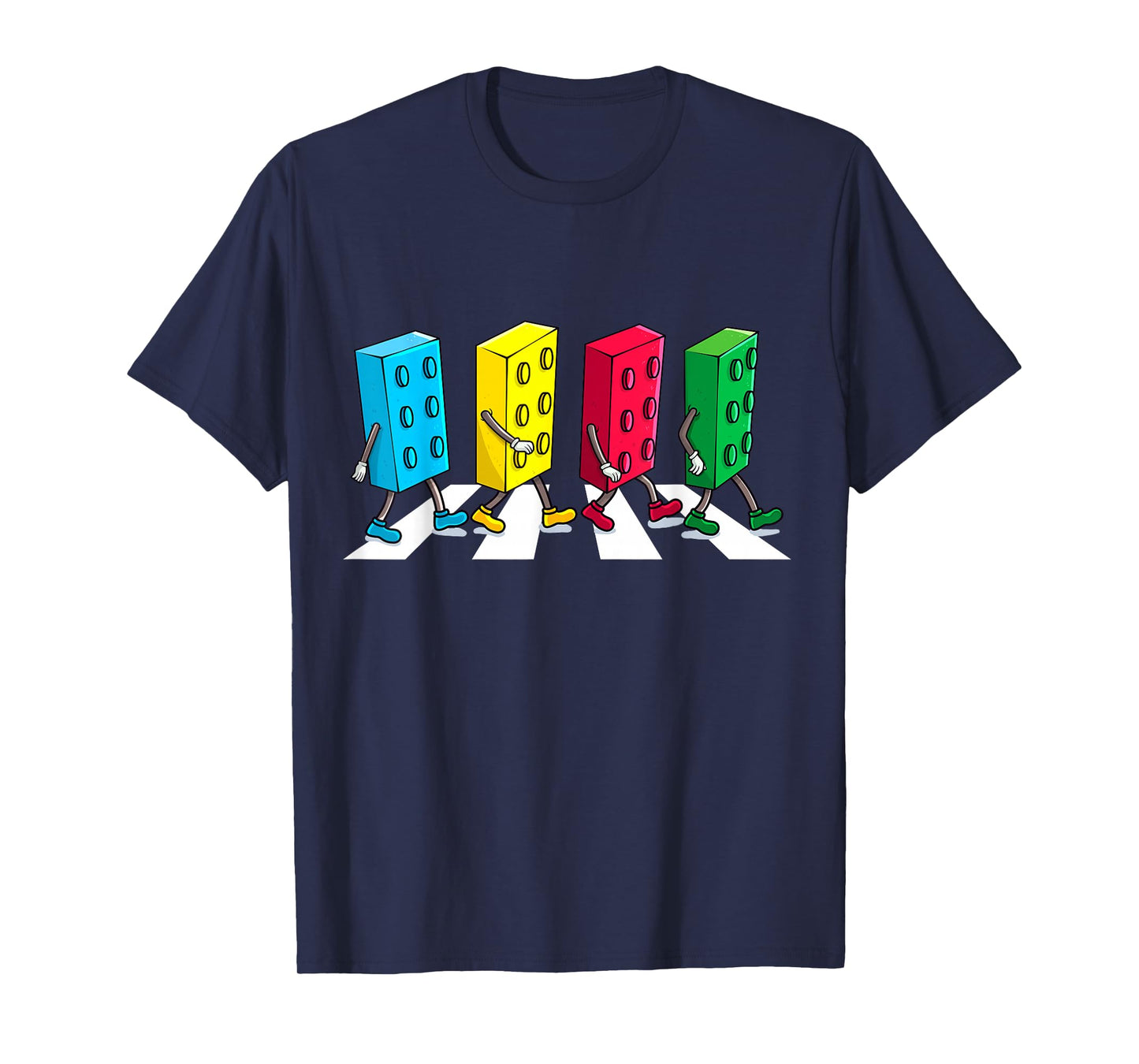Master Builder Building Bricks Block Party Brick Boys Kids T-Shirt