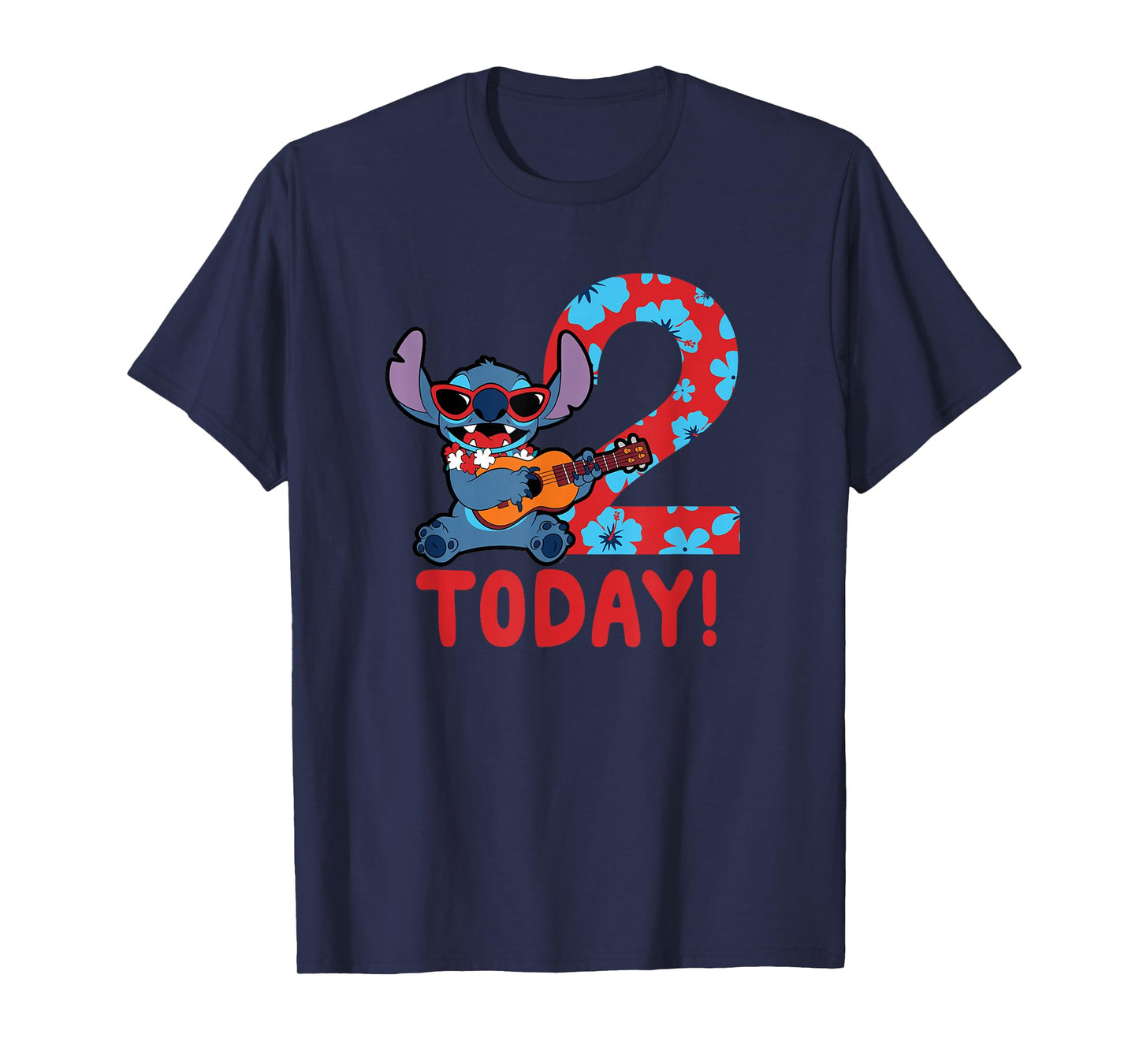 Disney Lilo & Stitch Tropical Birthday 2 Years Old Today T-Shirt