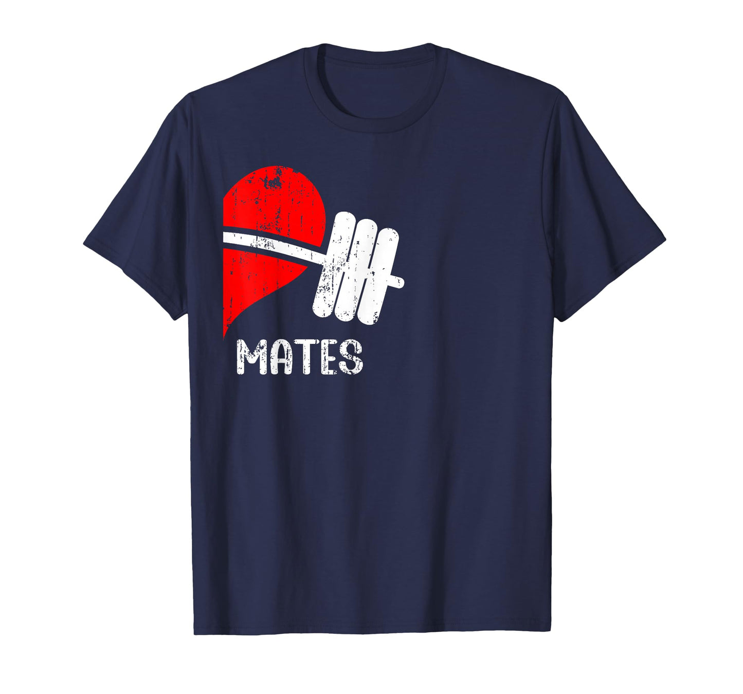 Swole Mates Couples Matching Gym Funny Tee Weightlifting T-Shirt