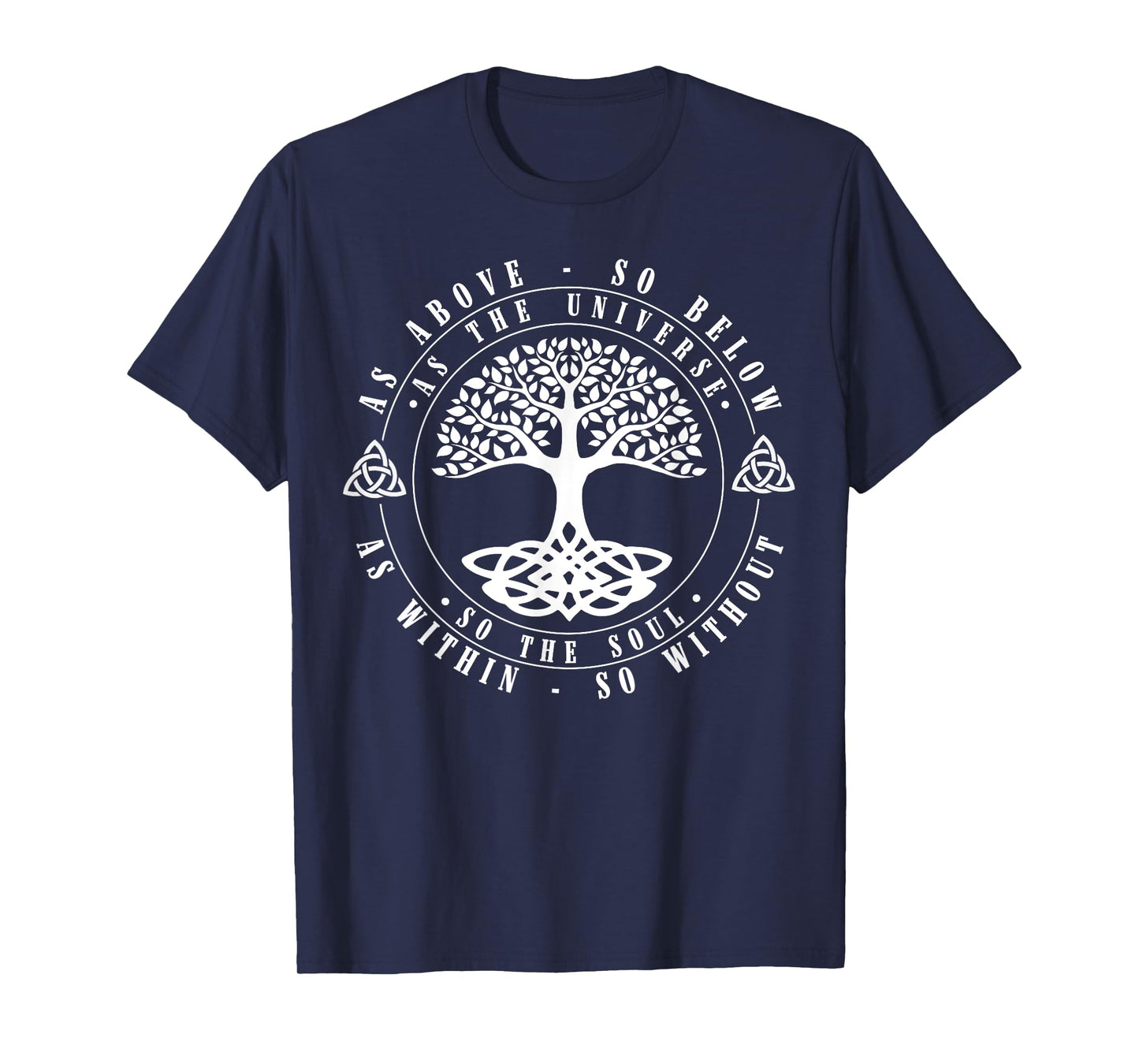 Celtic Tree Of Life Shirt As Above So Below Spiritual Yoga T-Shirt