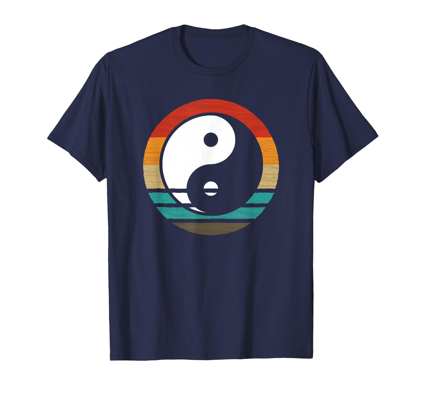 Yin Yang Retro Style Vintage T-Shirt