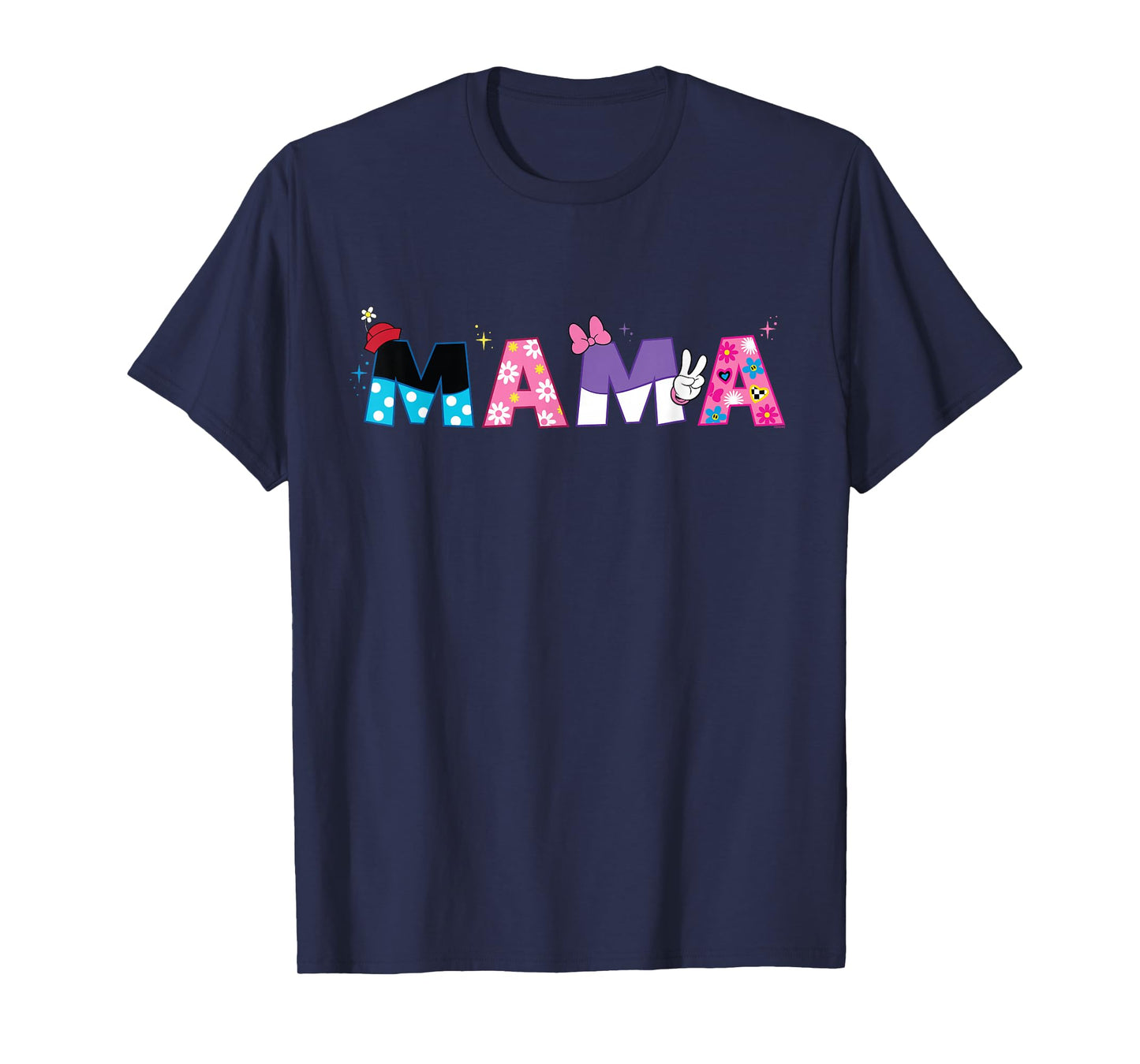 Disney Mickey Mouse and Friends Mama Mother's Day Birthday T-Shirt