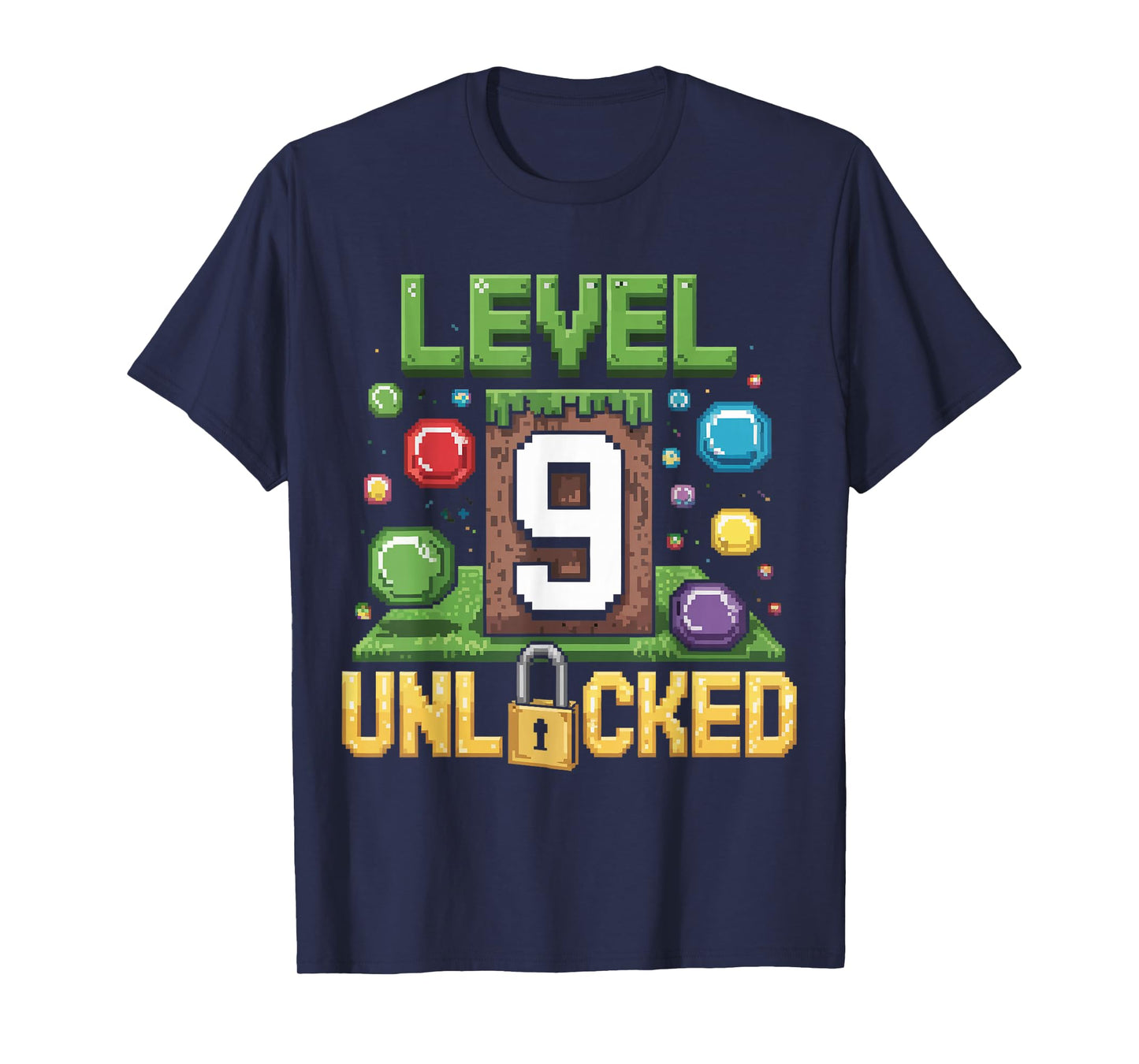 Birthday Children's Shirt Level 9 Unlocked 9 T-Shirt