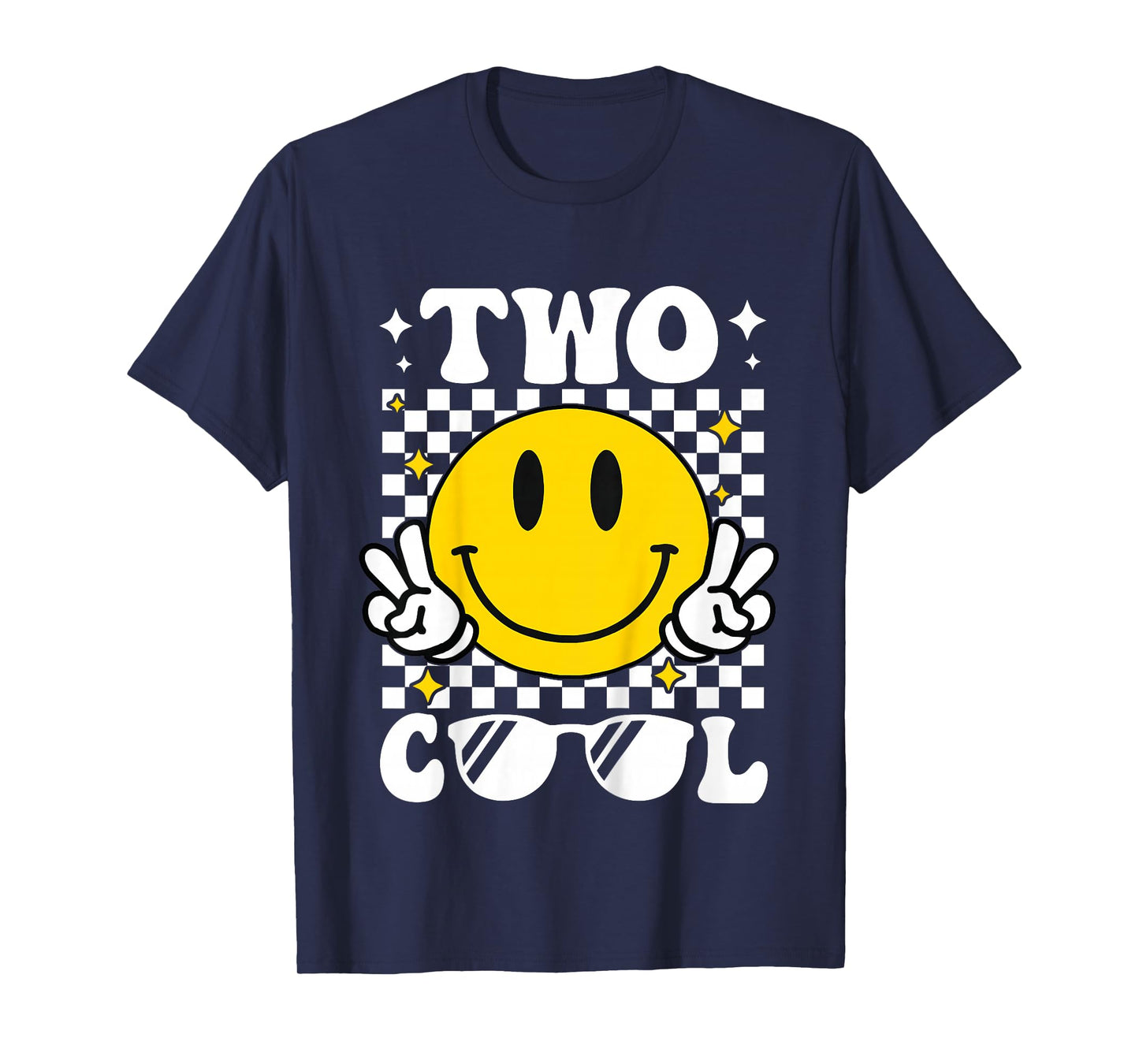 Kids Two Cool 2 Years Old Birthday For Boy Birthday Party Boys T-Shirt