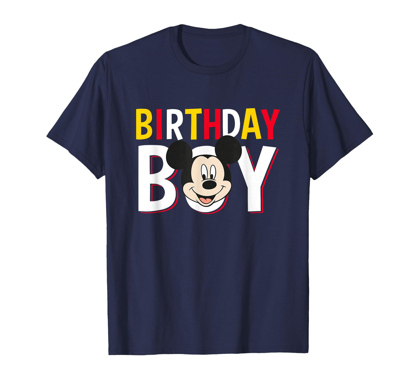 Disney Mickey And Friends Birthday Boy Cute Mickey Logo T-Shirt