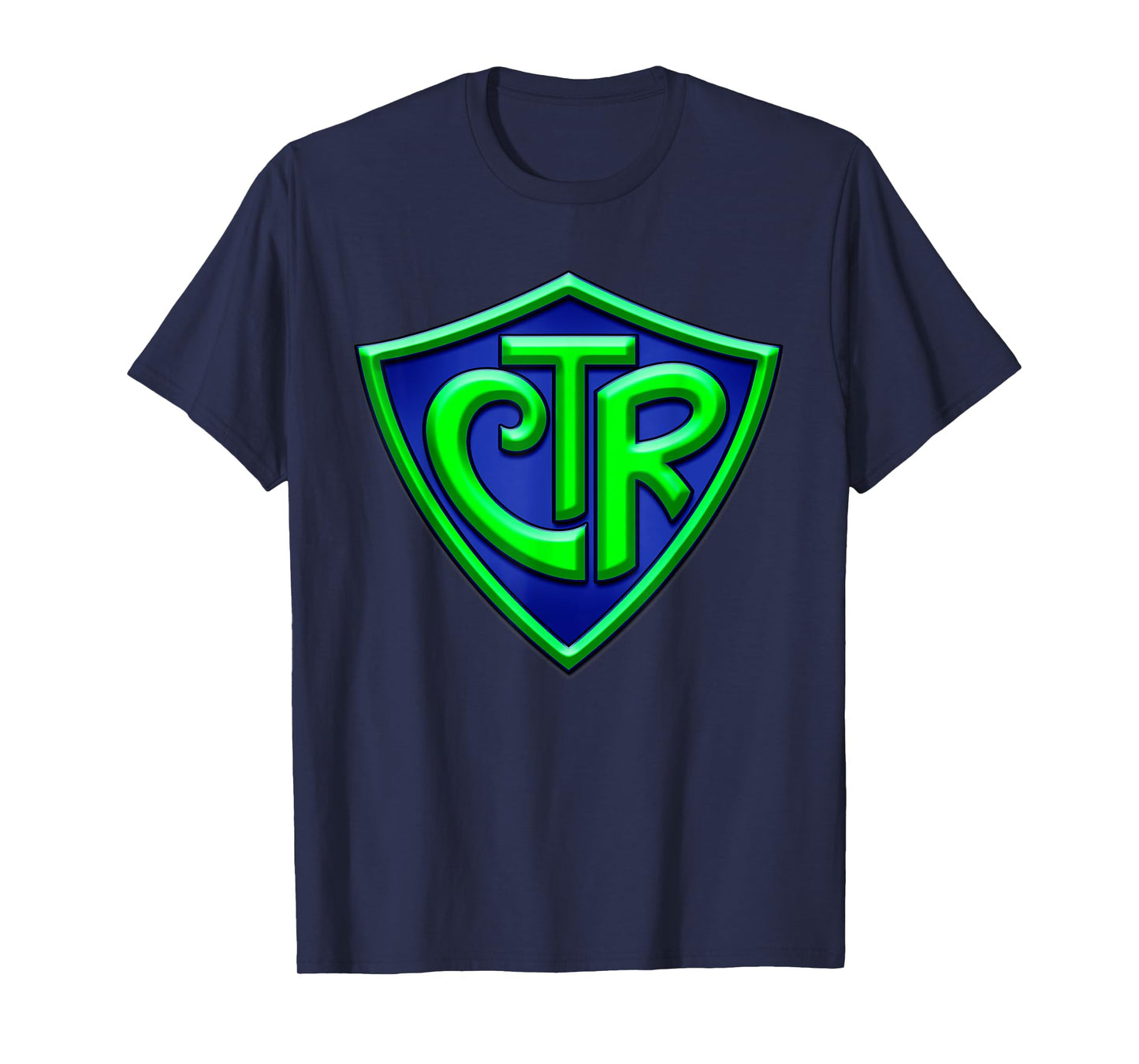 CTR - Choose The Right LDS Mormon T-Shirt - Green/Blue T-Shirt