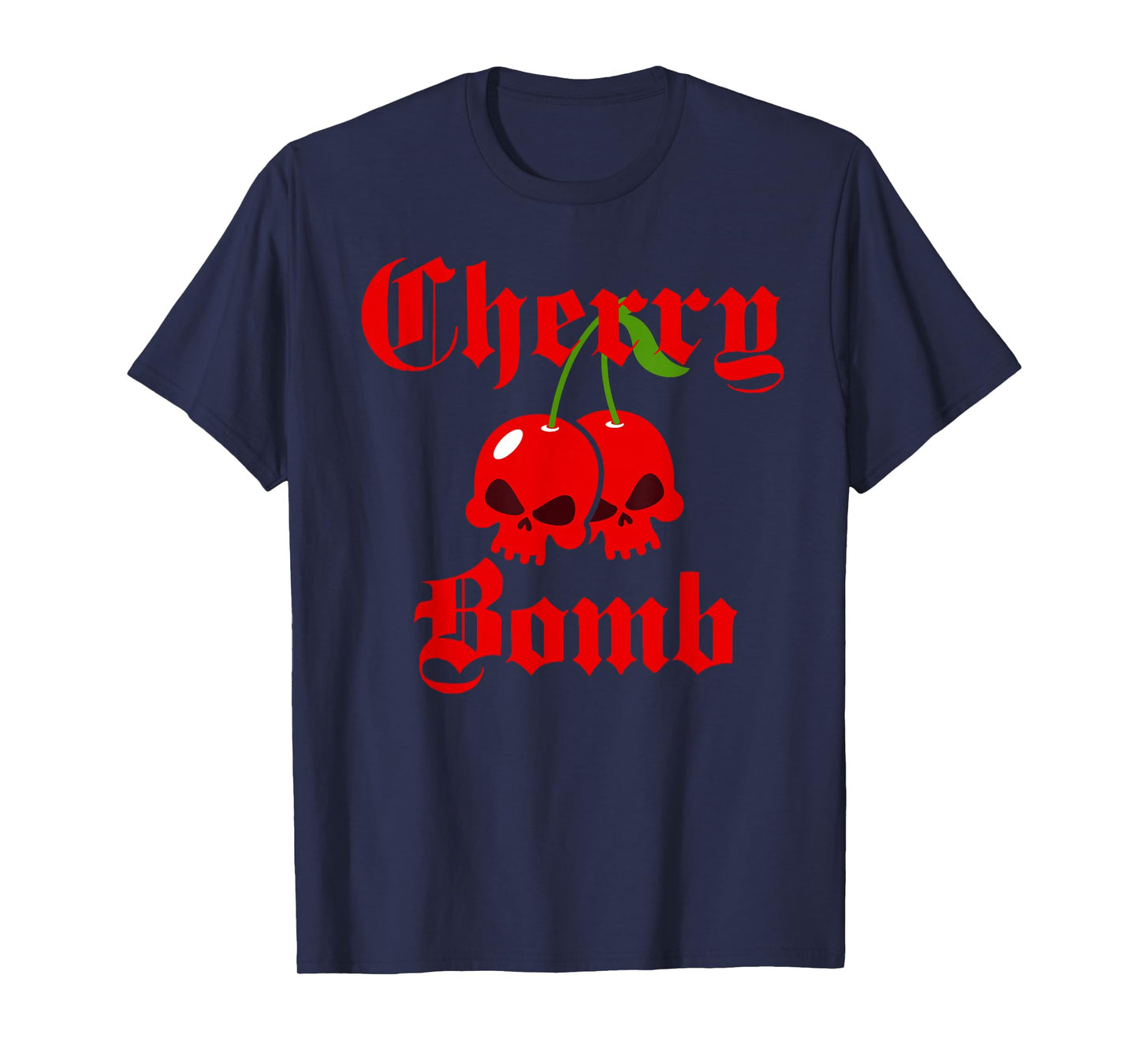 Old English Cherry Bomb Skulls T-Shirt