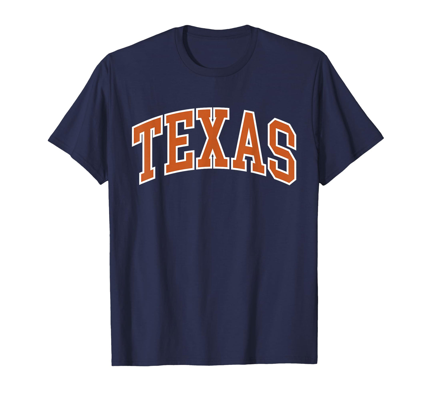 Vintage Texas Orange Men Texas Women Retro Classic TX Tee T-Shirt