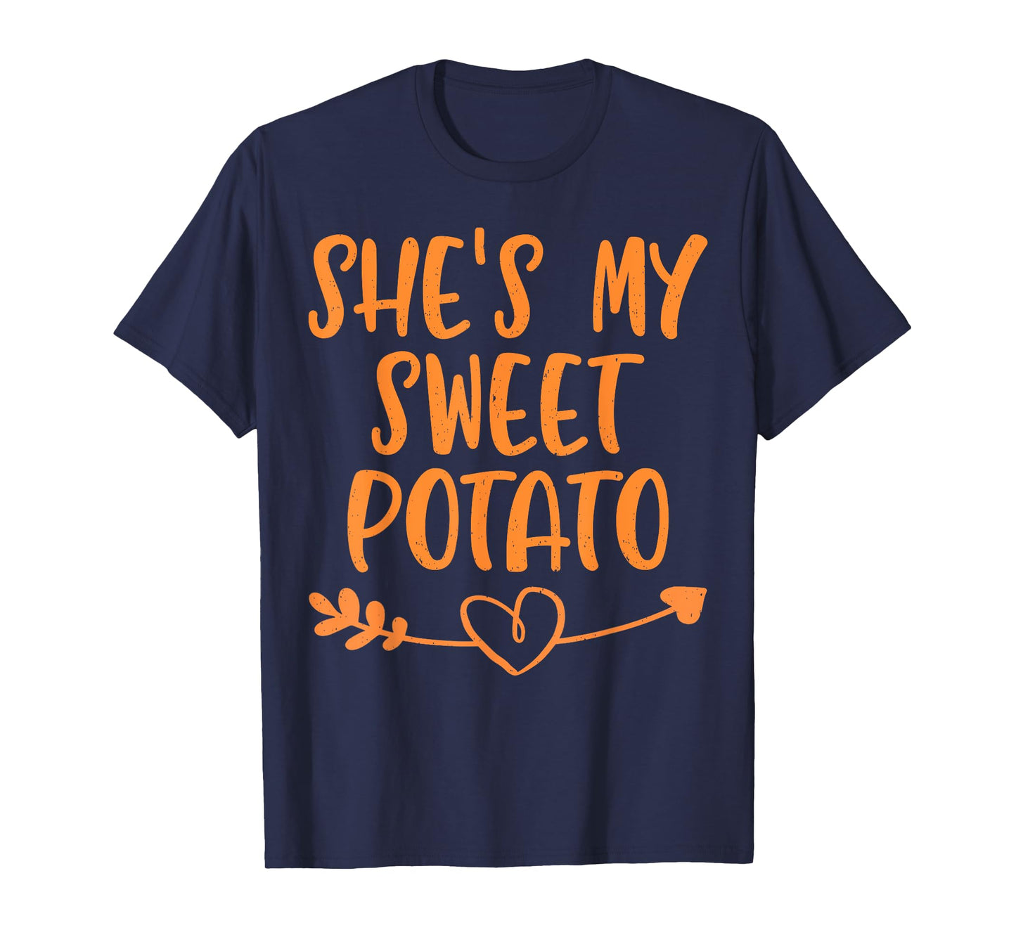 Thanksgiving Matching Couple She's My Sweet Potato I Yam Set T-Shirt