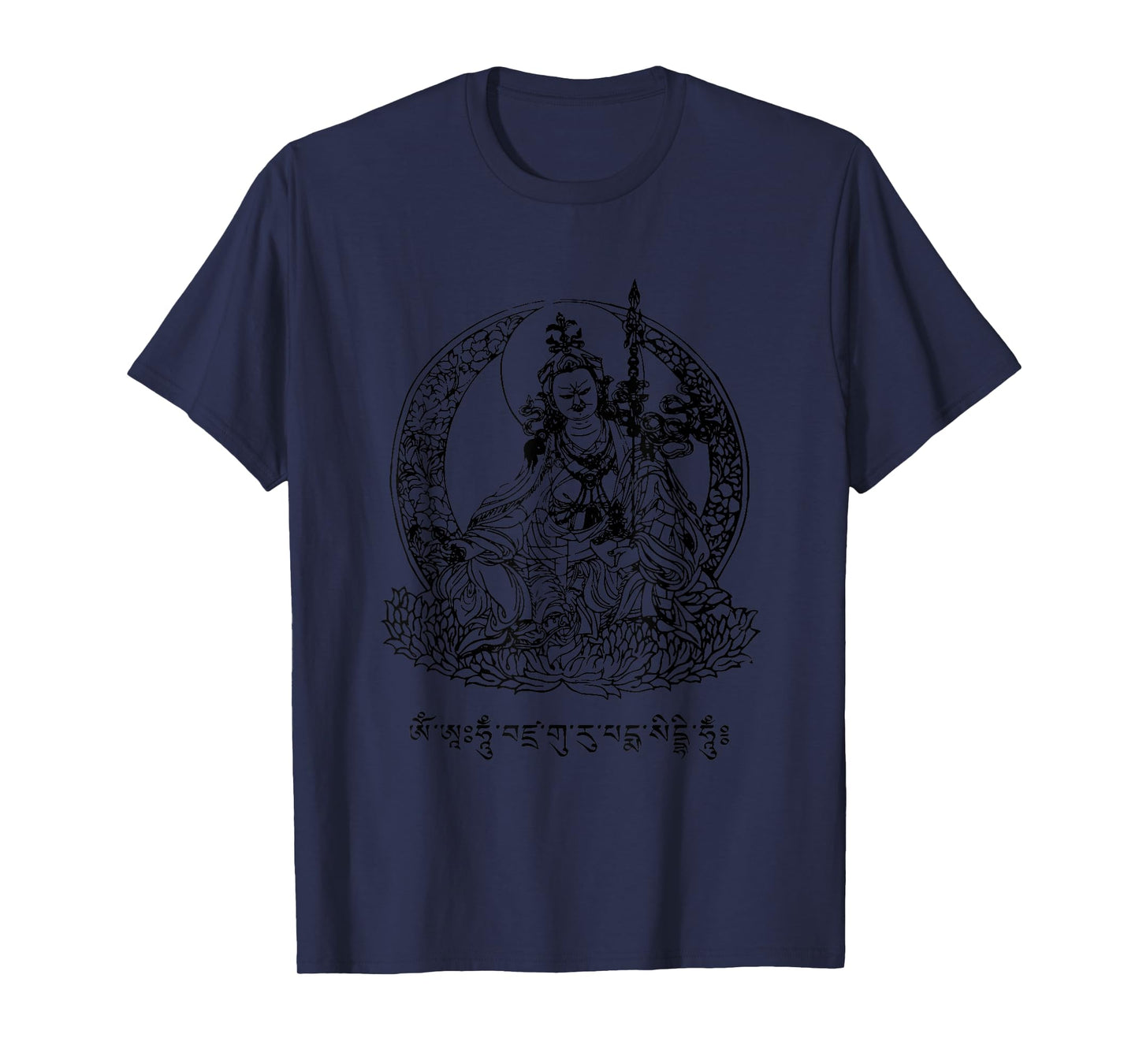 Padmasambhava Guru Rinpoche Tibetan Buddha Mantra Buddhist T-Shirt