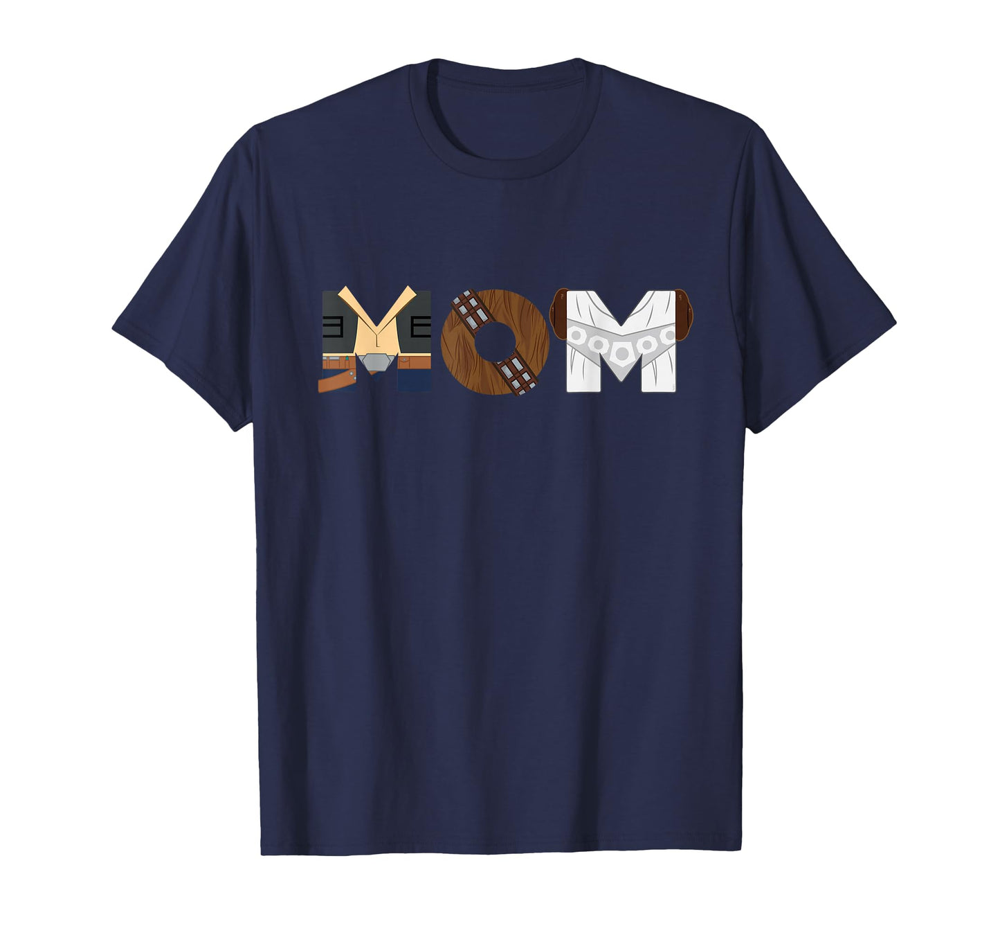 Star Wars Han Solo Chewbacca Leia Mom Mother’s Day Birthday T-Shirt