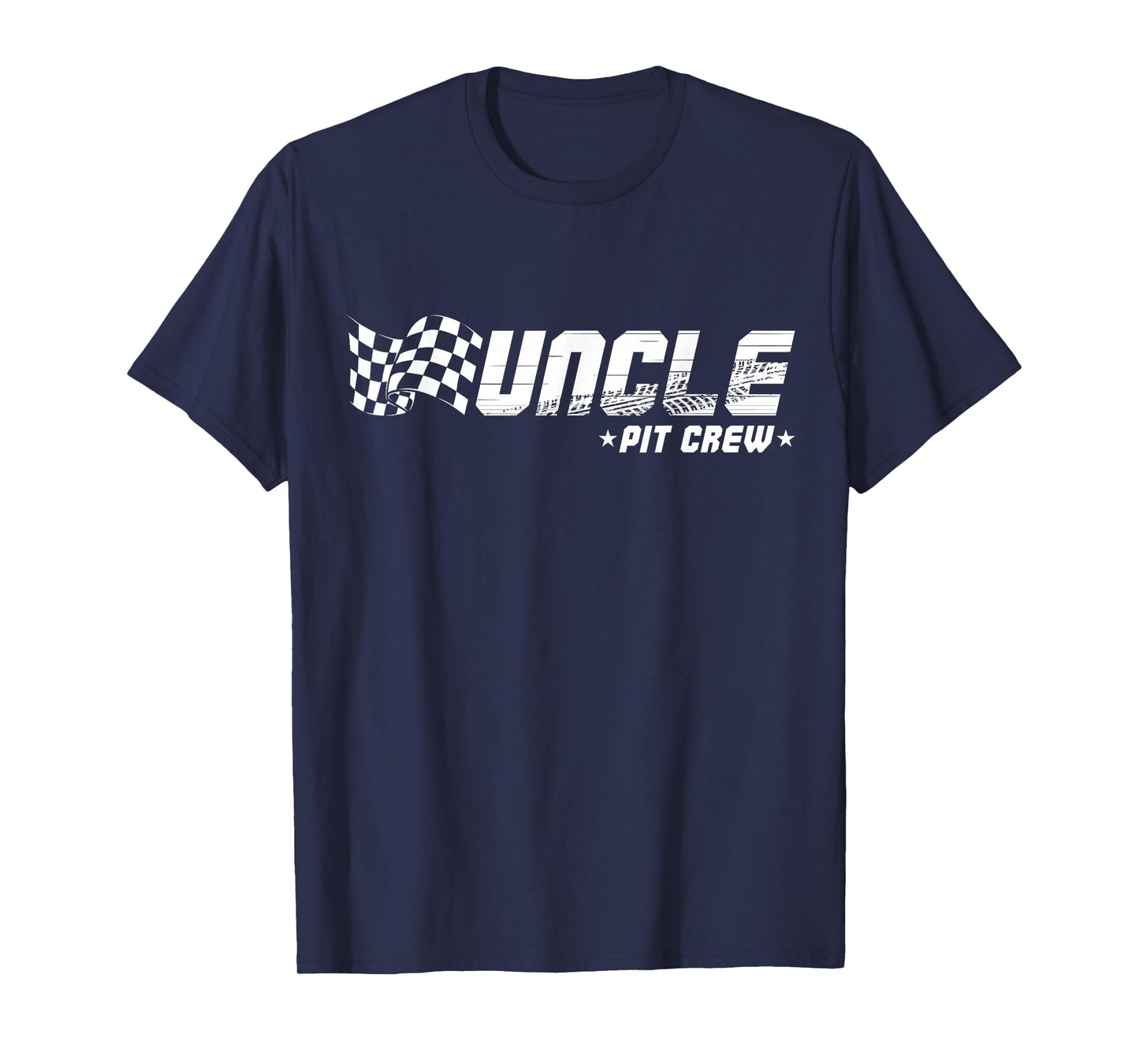 Uncle Pit Crew Race Car Birthday Family Racing T-Shirt