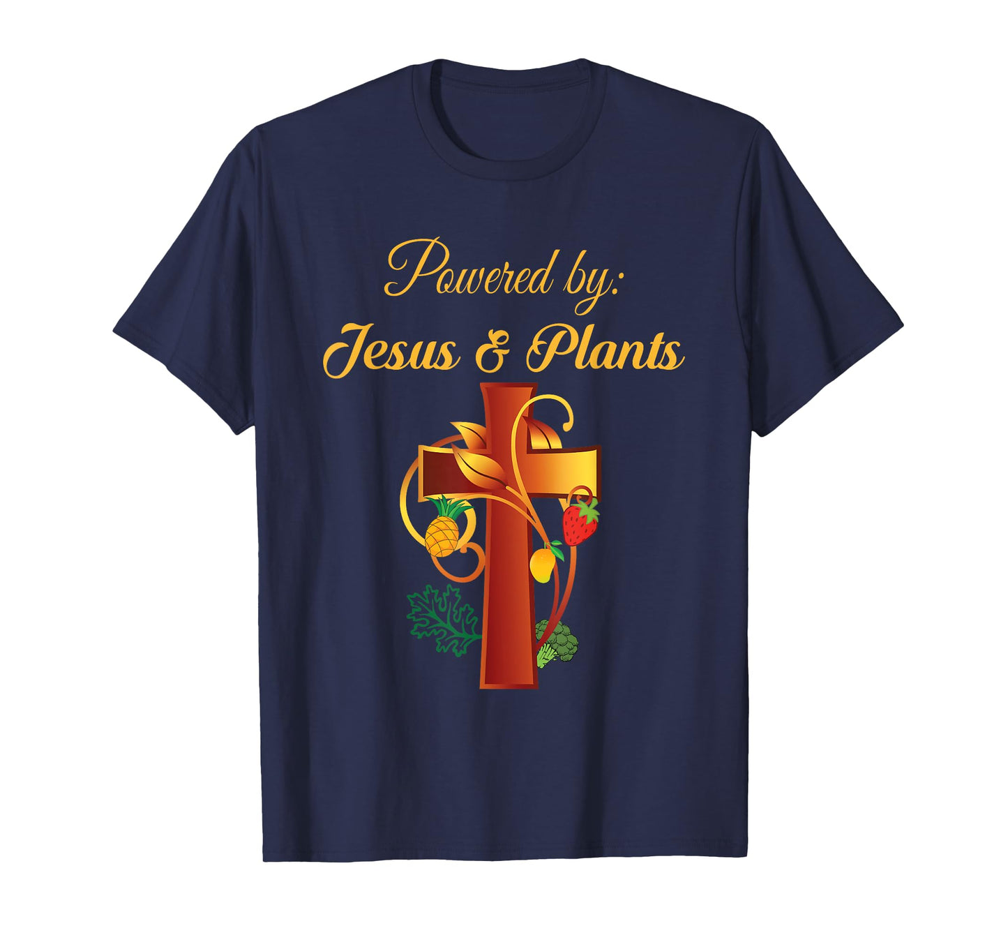 Christian Shirt Jesus and Plants Vegan Vegetarian Christian T-Shirt